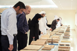 جامعة خورفكان تنظم معرض المخطوطات التاريخية النادرة