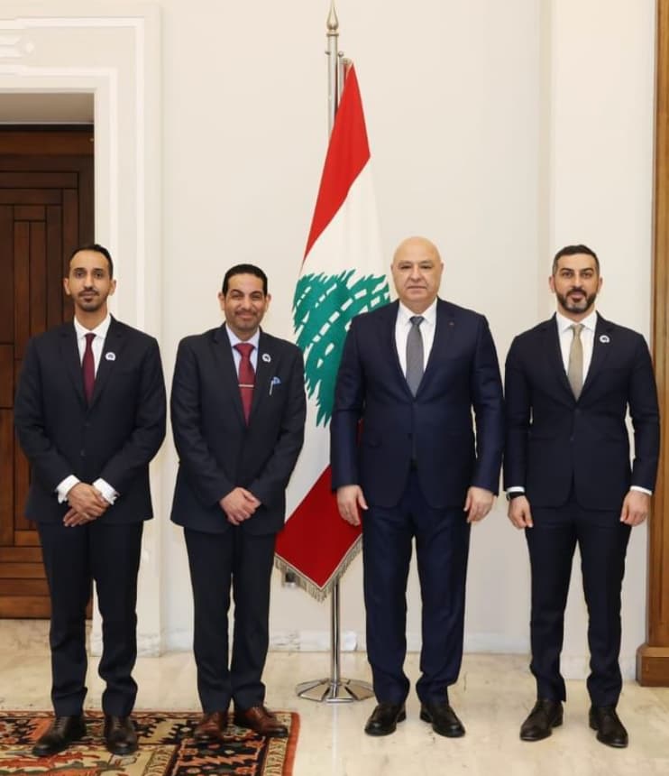 الرئيس اللبناني يستقبل وفد "تريندز" ويؤكد أهمية البحث العلمي في دعم التنمية